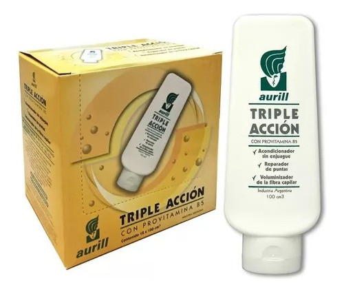 Triple Accion Aurill X 100 Cm3 Acondicionador Sin Enjuage 1