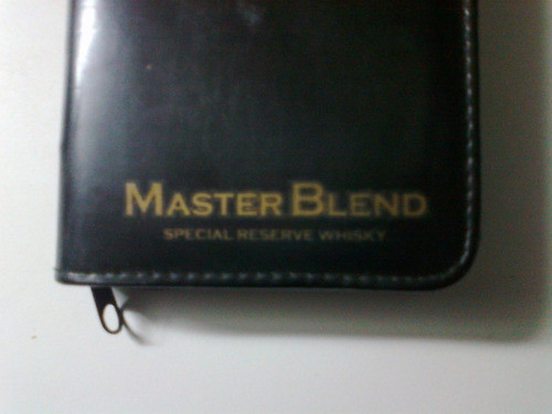 Whisky Master Blend,portadocumentos,billetera C/cierre 0