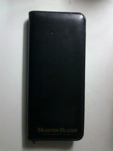 Whisky Master Blend,portadocumentos,billetera C/cierre 1