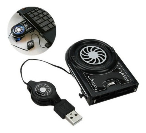 Mini Aire Vacío Extrayendo Caso Ventilador Enfriador Usb Par 0