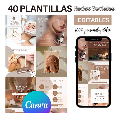 40 Plantillas Editables Redes Sociales, Canva, 0