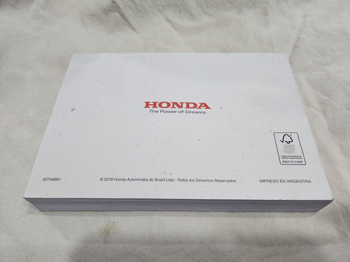 Catalogo Manual Usuario Honda Fit Edición 2018 1