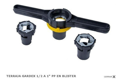 Terraja Gardex 1/2 A 1  Pp En Blister Caños 1