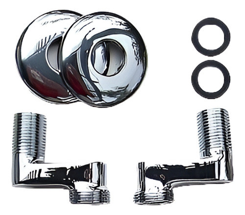 Grifo De Bañera Envolvente Ajustable Swing Brazos Cromo +++ 0