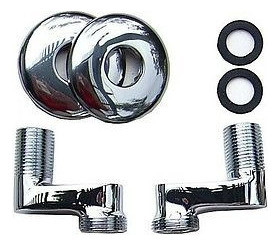 Grifo De Bañera Envolvente Ajustable Swing Brazos Cromo +++ 1