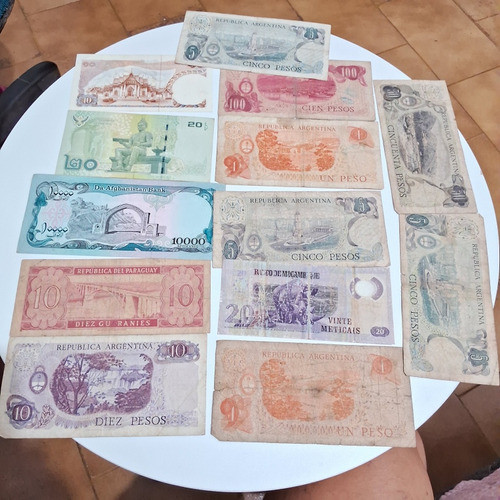 Lote Cédula Antigas Estrangeira Diversas. 1