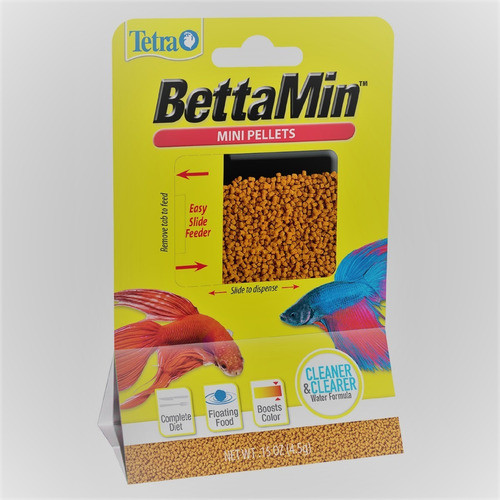 Tetra Betta Mini Pellets 4,5 Gr Mejora Color Dosificador 1