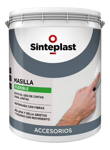 Masilla Flexible Sinteplast 4 K Con Fibra De Vidrio Mm 0