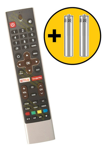 Control Remoto Hs-7700j Para Skyworth Android Smart Tv 1