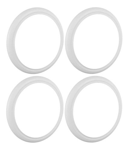 Banda Blanca Cubierta Llanta 5 Cm Rodado 15 Juego Con 4 0