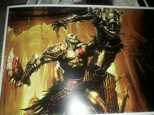 Poster De Kratos (god Of War) 47 X 33 Cm 1