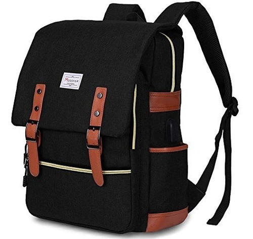 Modoker Vintage Laptop Backpack Mujer Hombre, Mochila De Col 0