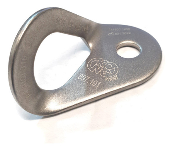 Chapa Placa De Anclaje Acero Inoxidable Wide Eye Kong 10mm 0