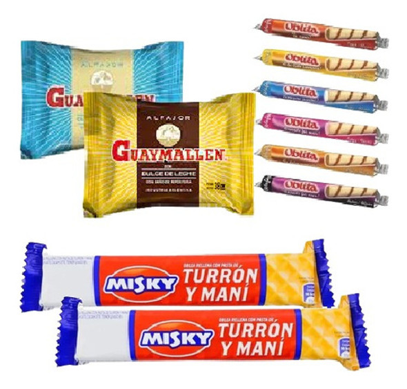 50 Turrónes +50 Alfajores +50 Cubanitos  Fiestissima Liniers 0