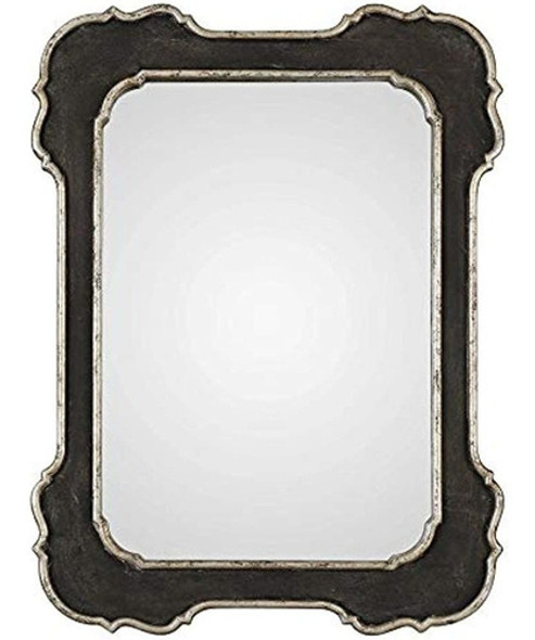 Uttermost Bellano Aged Black 31 1/2  X 42  Wall Mirror 0