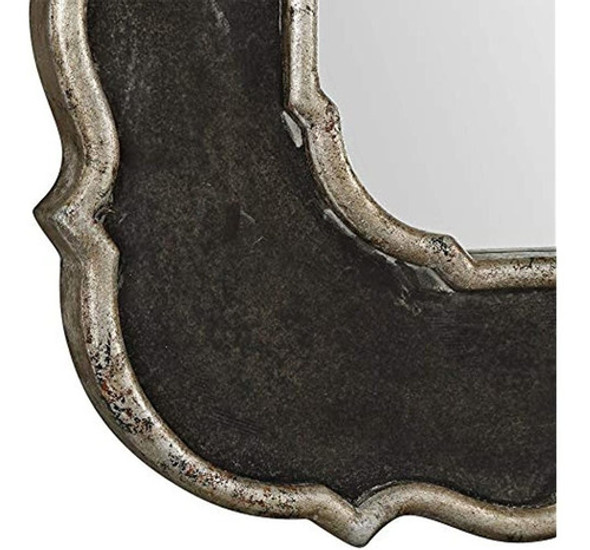 Uttermost Bellano Aged Black 31 1/2  X 42  Wall Mirror 1