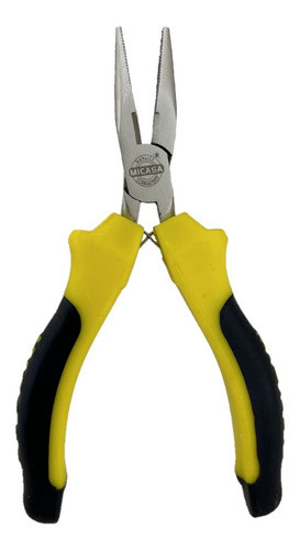 Mini Pinza De Punta Plana 125mm Mango Plástico 0