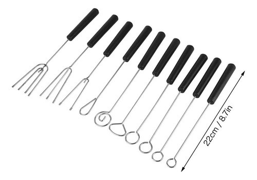 Set Utensilios Para Bombones Y Chocolatería X10 Unidades 1