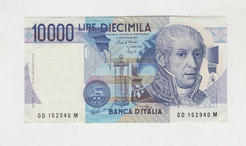 Billete Italia 10.000 Liras Año 1984 Sin Circular 0