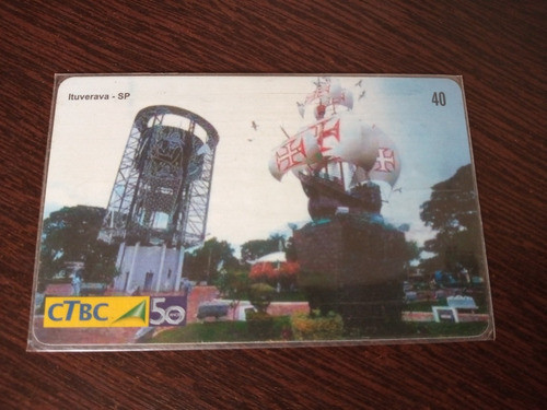 Cartão Telefonico Raro Ituverava Sp. Tir. 10mil 0