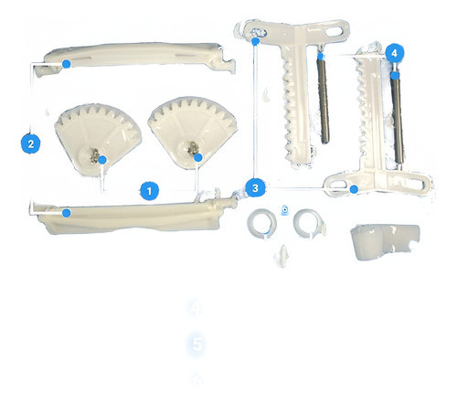 Kit Manutenção Espremedor Carrinho Limpeza Kt112 Bralimpia 0