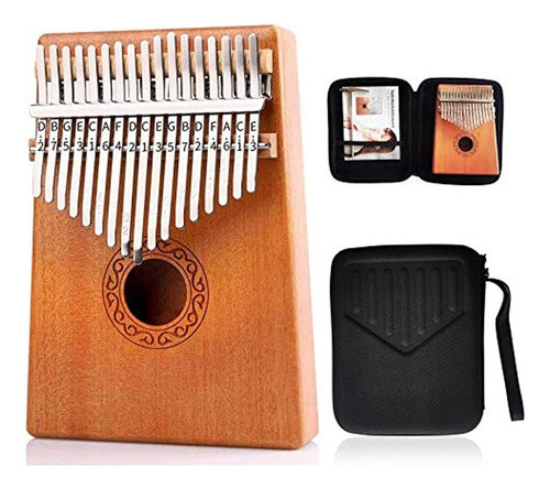 Kalimba Piano De Pulgar Con Caja Kalimba 17 Teclas Piano De 0
