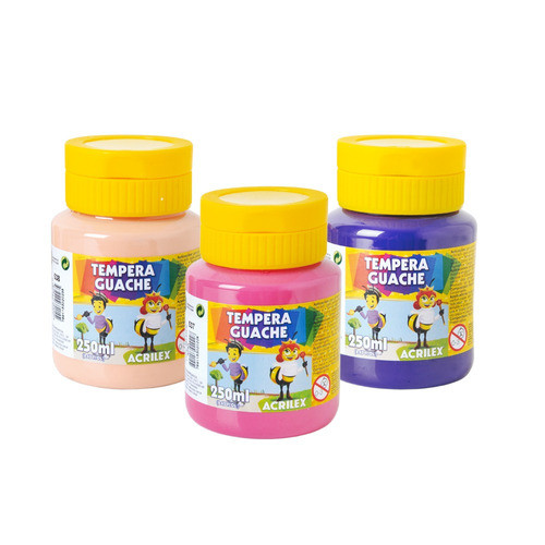 Témpera Acrilex 250ml Naranja- Mosca 0