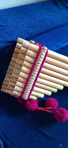 Zampoña Cromática De 3 Filas 12 ,10 Y 9 Cañas 1