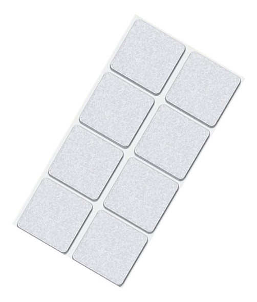 Feltro Quadrado 22 Mm Branco Cartela C/32 Unidades 0 Feltro Quadrado 22 Mm Branco Cartela C/32 Unidades 0