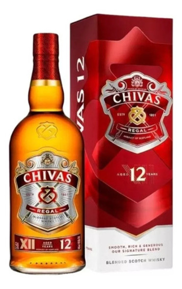Chivas Regal 12 Años Scotch Escocés 700ml.- Df 0
