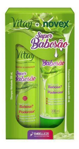 Novex Vitay Super Babosão Kit Shampoo + Condicionador 300ml 0