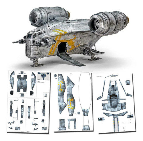 The Mandalorian Razor Crest Papercraft 0