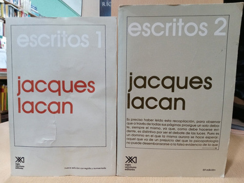 Escritos 1 Y 2 - Jacques Lacan - Siglo Veintiuno - Devoto 0