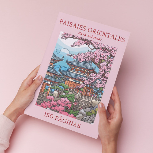 Libro Digital Paisajes Orientales Para Colorear 150 Páginas 1