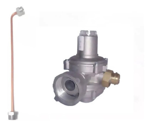Regulador De Gas Natural De 6 M3 Salustri Gs-6m C/flexible 0