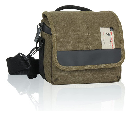 Bolsa De Camara Pequena Compacta Dslr Slr Verde Militar 0