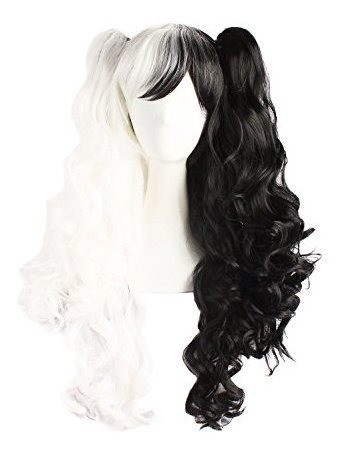 Peluca De Cabello Largo Atado En Estilo De Lolita Para Cospl 0