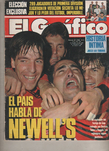 Revista * El Grafico Nº 3789 * Newells Puntero - Año 1992 0