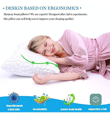 Almohadas De Cama Refrescantes Para Dormir Paquete De 2 Almo 1