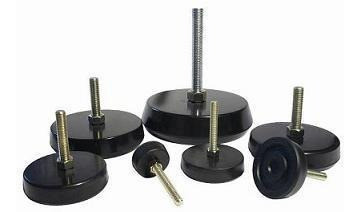 Pata Antivibratoria Goma Diametro 120mm X Rosca 5/8 0