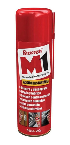 Aceite Lubricante Starrett M1 300 Ml Anticorrosivo 0