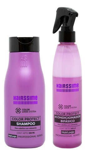 Hairssime Color Protect Shampoo + Acondicionador Bifase 3c 0