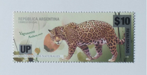 Argentina. Revalorizado 2018 Yaguarete. Mint 1