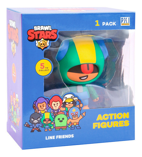Brawl Stars Personaje Leon Figura Articulada 11 Cm Accion 0