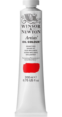 Tinta Óleo Artist Bright Red S1 200ml Winsor & Newton ª 0