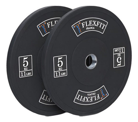 Anilha Olímpica Bumper Crossfit 20kg (4x5kg) Borracha Virgem 1