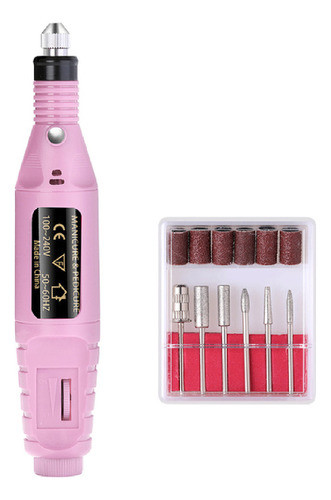 Torno Para Uñas Electrico Multifuncional 6 Brocas Dh® 0