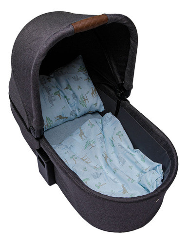 Jogo Para Carrinho Bebê Papi 3 Peças Algodão África 0