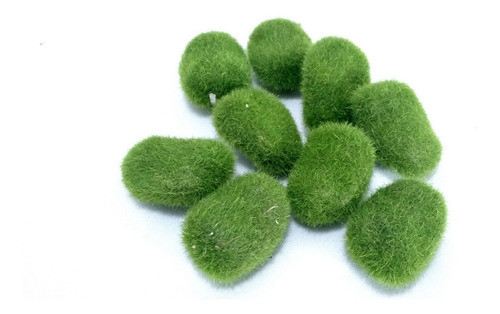 Roca Artificial De Musgo  X 10 Unidades Piedras Decorativas 0