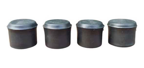 Pés De Borracha Para Escada De Cama Elastica Kit Com 04 0